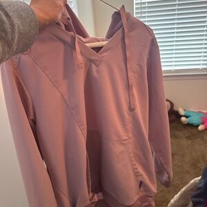 Women's Pink Hoodie Sweatshirt